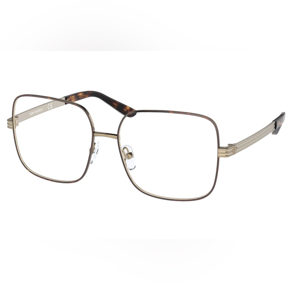 TORY BURCH TY1070 Dark Tortoise Transfer / Gold NEW No Case
